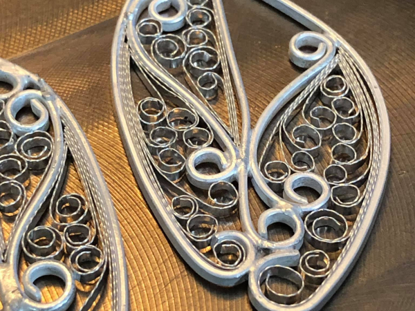 Earrings Argentium Silver Fine Silver Silversmith Jewelry