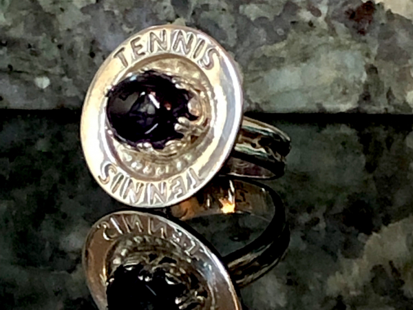 Color Changing Amethyst Sterling Silver Handcrafted Ring