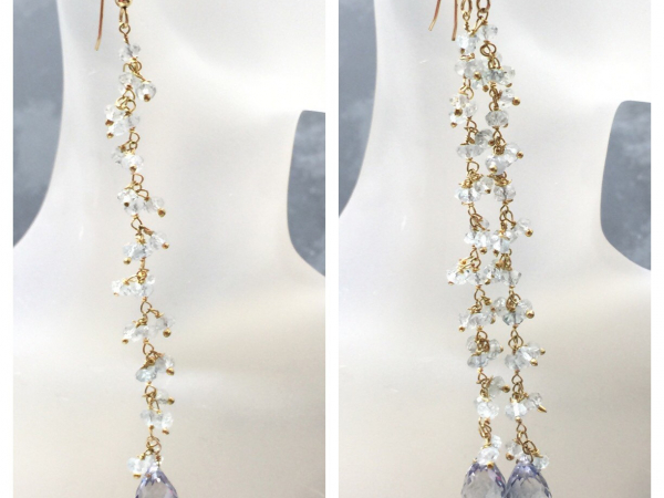 SKY BLUE TOPAZ SHOULDER SWEEP MYSTIC TOPAZ DUSTERS