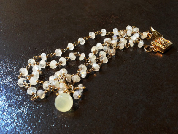 MOONSTONE DOUBLE WRAP BRACELET