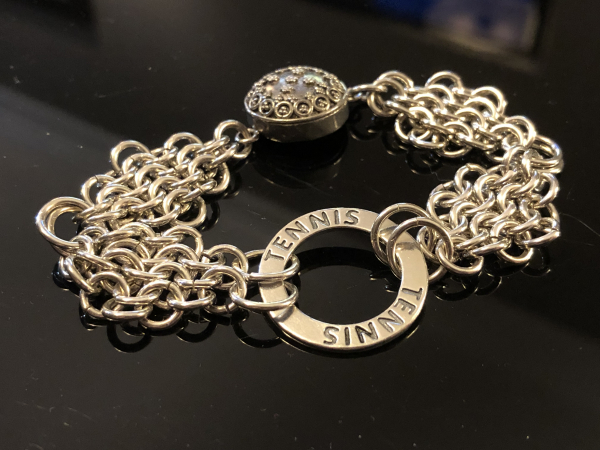 Sterling Silver Chain Maille Bracelet