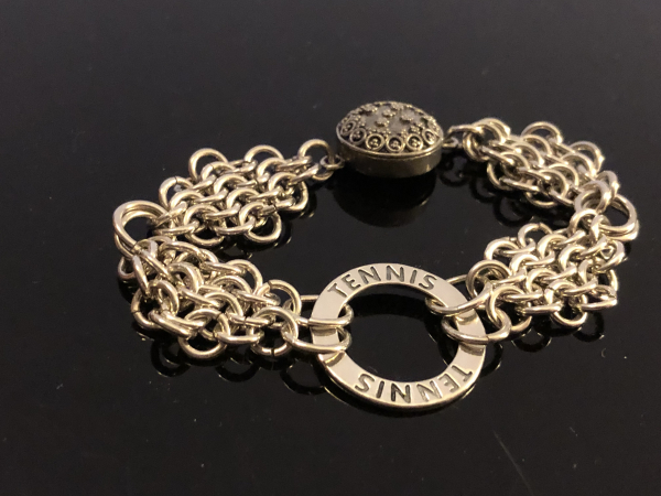 Sterling Silver Chain Maille Bracelet
