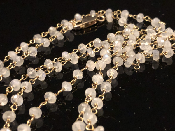 Moonstone Wire Wrap Luxe