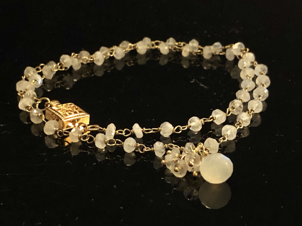 MOONSTONE DOUBLE WRAP BRACELET