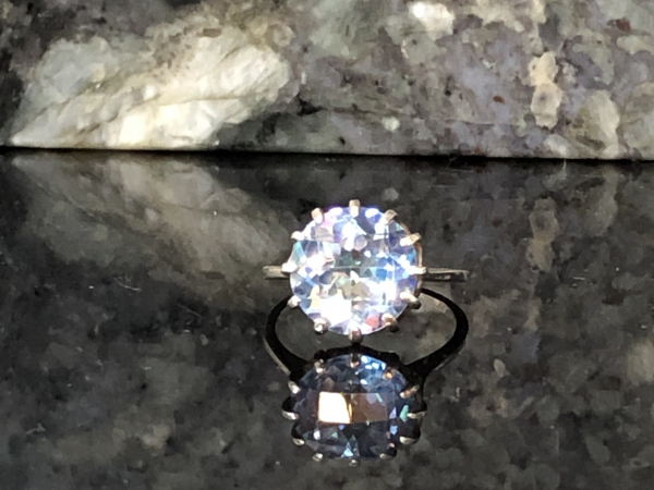 Mystic Topaz & Sterling Silver Handcrafted Ring