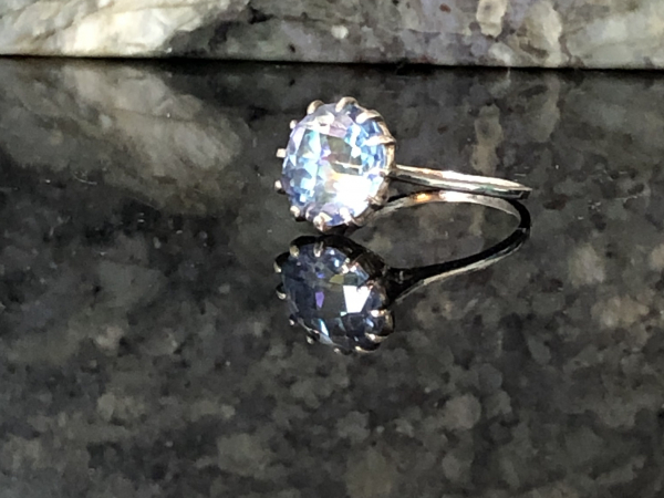 Mystic Topaz & Sterling Silver Handcrafted Ring