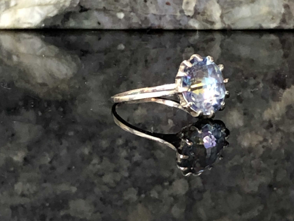 Mystic Topaz & Sterling Silver Handcrafted Ring