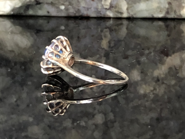 Mystic Topaz & Sterling Silver Handcrafted Ring