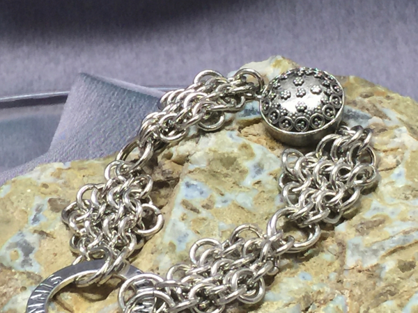 Sterling Silver Chain Maille Bracelet