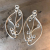 Earrings Argentium Silver Fine Silver Silversmith Jewelry