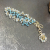 topaz, aquamarine, 14kgf, bracelet, bohemian, bride, fashionista