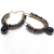 SOLD HOOP MYSTIC BLACK SPINEL GOLD LUXE