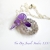 Labradorite & Amethyst Necklace Handmade Circle of Love