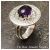 Color Changing Amethyst Sterling Silver Handcrafted Ring