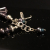 Dragonfly Freshwater Pearls, Amethyst, Sterling Silver, Crystals