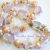 Pink Sea Petals Pearls Moonstone Amethyst Rose Quartz Wedding Necklace