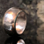 Argentium Hammered Domed Band