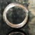 Argentium Hammered Domed Band