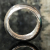 Argentium Hammered Domed Band
