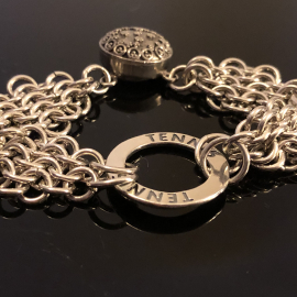 Sterling Silver Chain Maille Bracelet