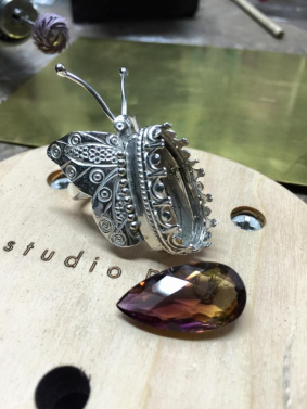 Sterling Silver Butterfly Ring Sterling Silver Butterfly Ring