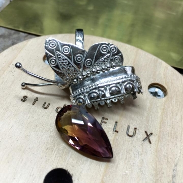Sterling Silver Butterfly Ring